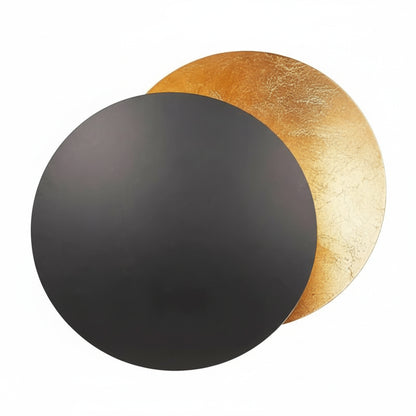 Elev Moon Eclipse Wall Light Black Brass | Celestre