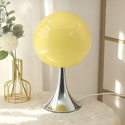 Bina Globe Trumpet Table Lamp Cream | Celestre
