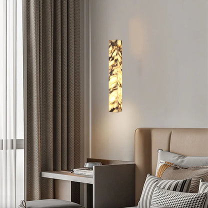 Arli Marble Long Cuboid Wall Light | Celestre