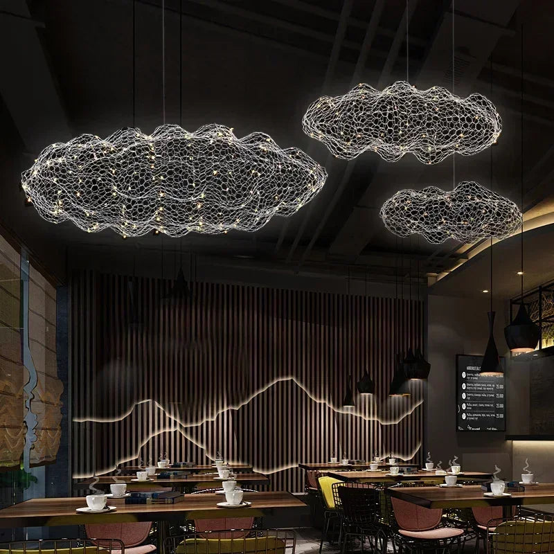 Avro Mesh Cloud Pendant Light | Celestre