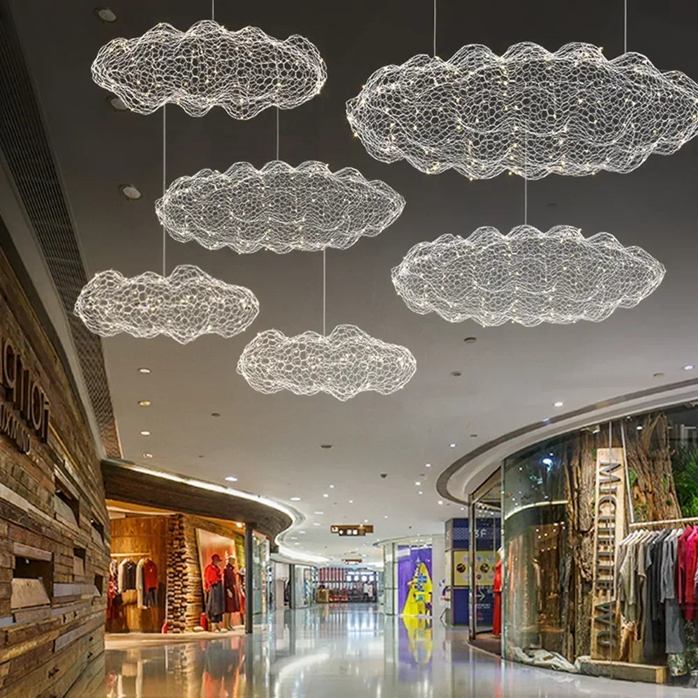 Avro Mesh Cloud Pendant Light | Celestre