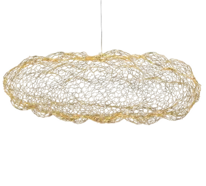 Avro Mesh Cloud Pendant Light Gold | Celestre