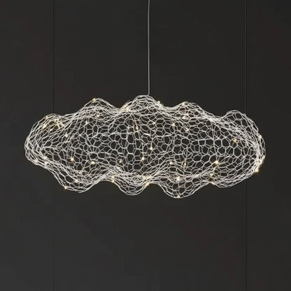 Avro Mesh Cloud Pendant Light White | Celestre