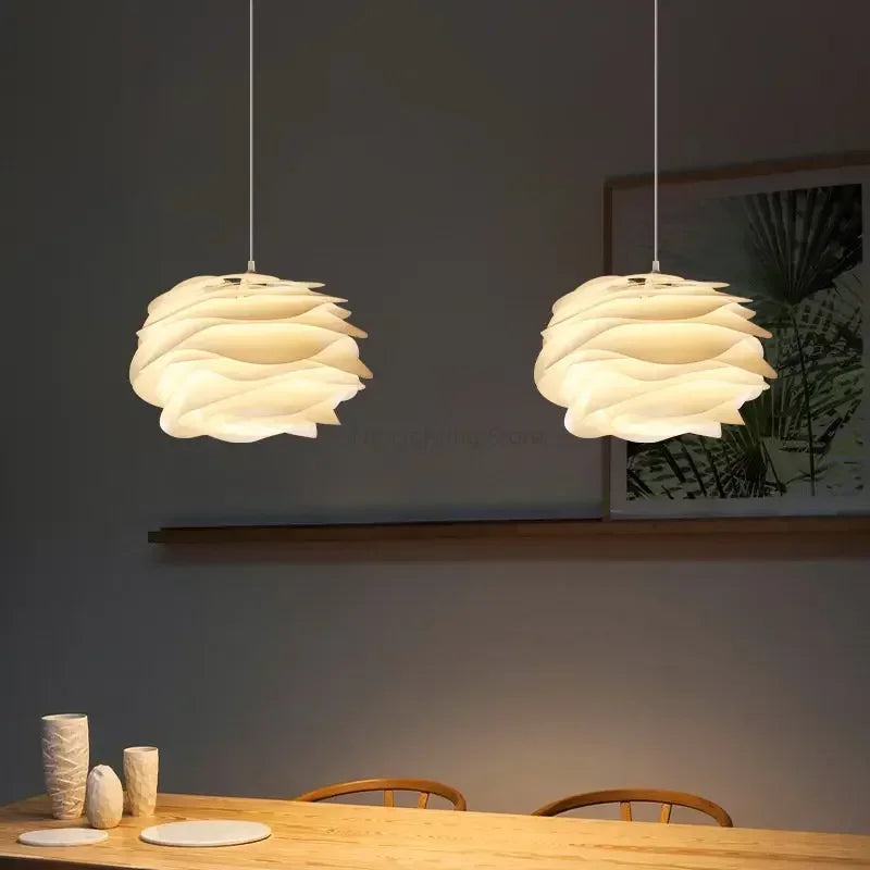 Kena Layered Lotus Pendant Light | Celestre