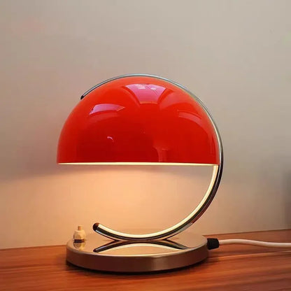 Lesi C Curve Dome Table Lamp Red | Celestre