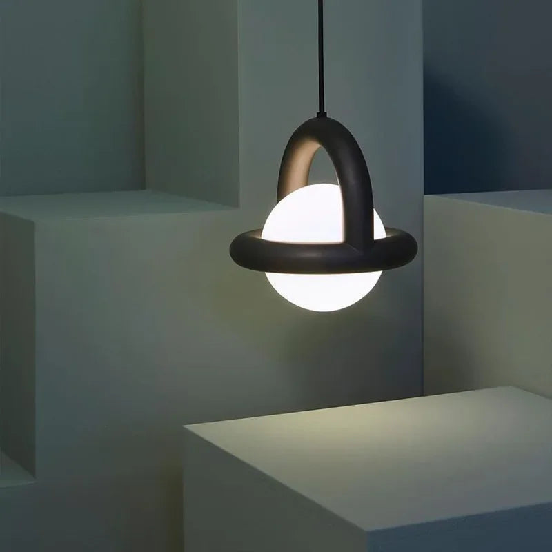 Cefe Interlocking Arch Pendant Light Black | Celestre