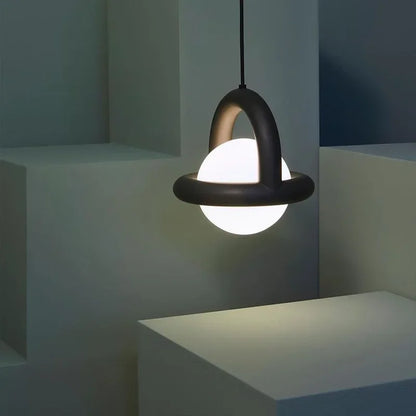 Cefe Interlocking Arch Pendant Light Black | Celestre