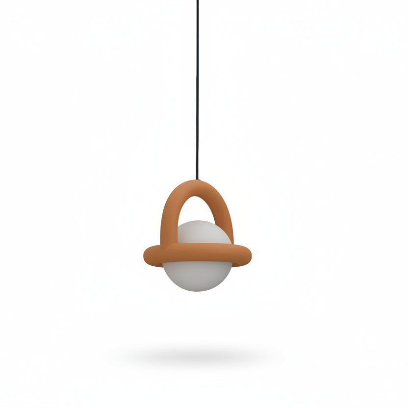 Cefe Interlocking Arch Pendant Light Yellow | Celestre