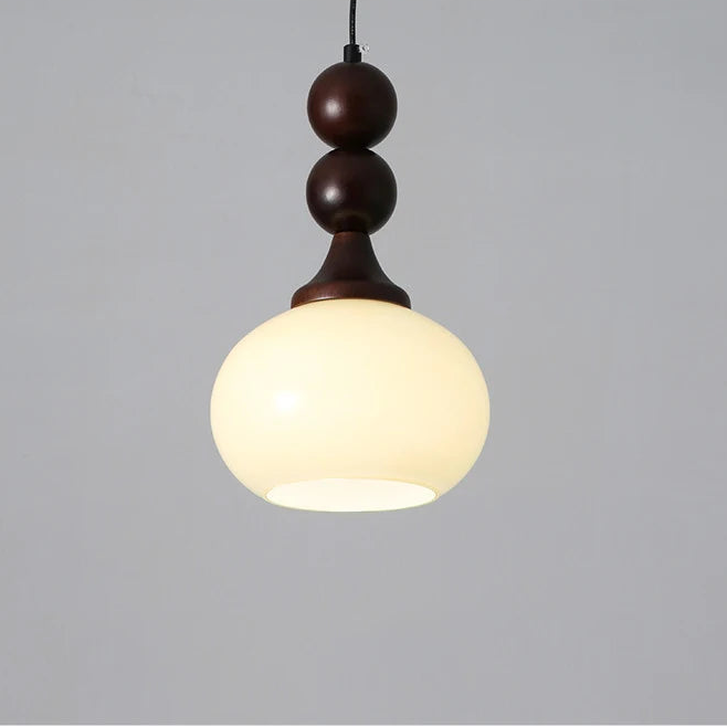 Ezer Beaded Globe Pendant Light Milk White | Celestre