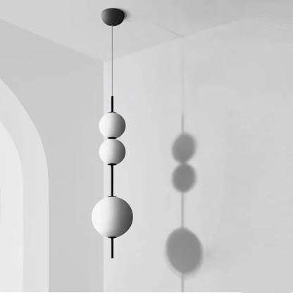 Kiri Vertical Stacked Globe Pendant Light D 20 cm x H 80 cm | Celestre