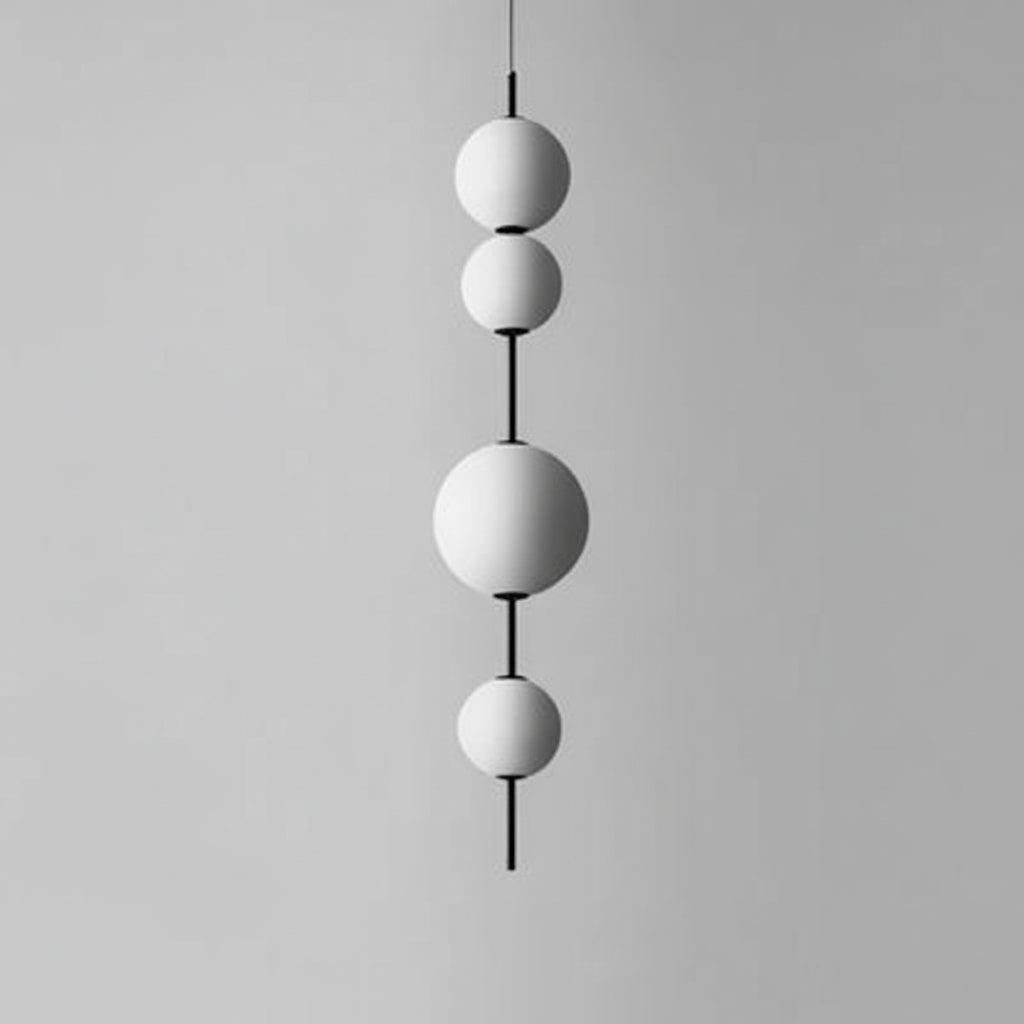 Kiri Vertical Stacked Globe Pendant Light D 20 cm x H 103 cm | Celestre