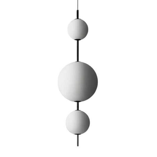 Kiri Vertical Stacked Globe Pendant Light | Celestre
