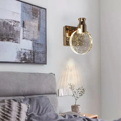 Vexi Crystal Lens Wall Light | Celestre