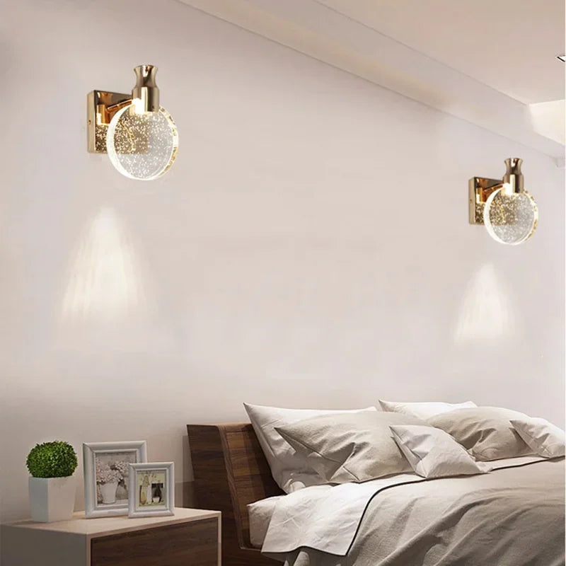 Vexi Crystal Lens Wall Light | Celestre