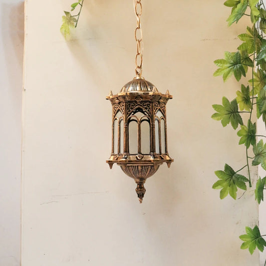 Erya Octagonal Lantern Outdoor Pendant Light | Celestre