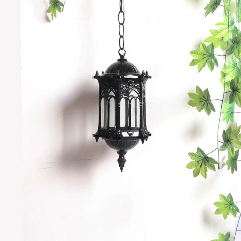 Erya Octagonal Lantern Outdoor Pendant Light | Celestre