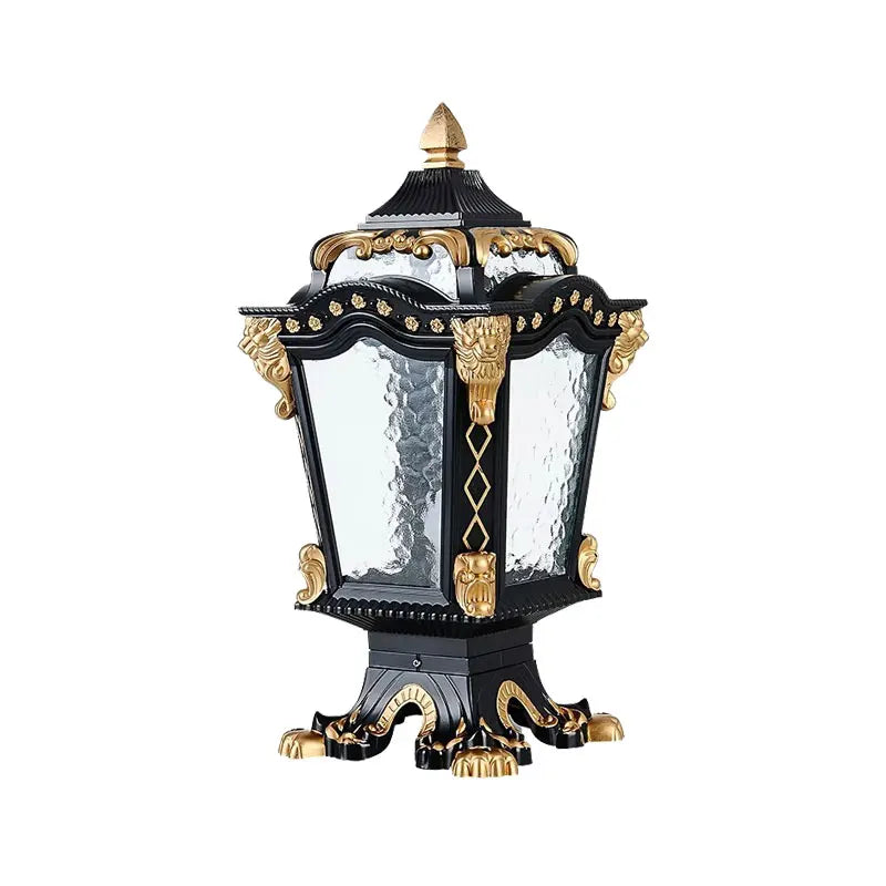 Verzi Lantern Tapered Pillar Light | Celestre