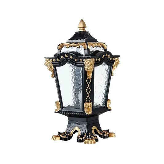 Verzi Lantern Tapered Pillar Light | Celestre