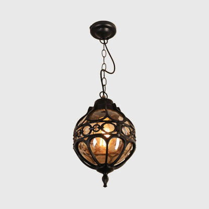 Bazi Globe Cage Outdoor Pendant Light | Celestre