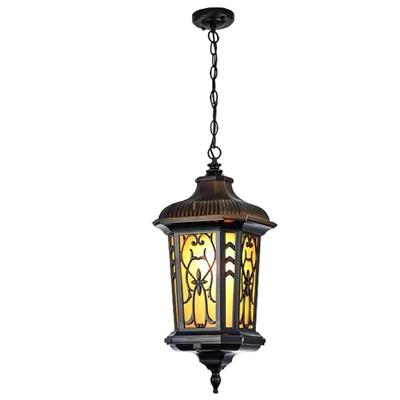 Nuno Hexagonal Lantern Outdoor Pendant Light | Celestre