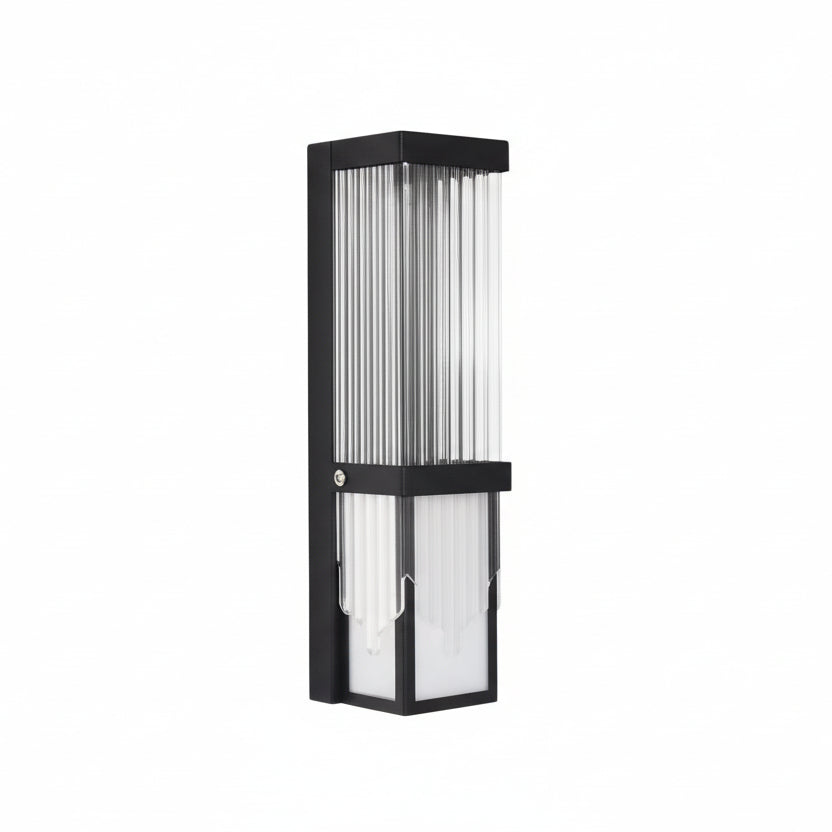 Duza Vertical Fluted Outdoor Wall Light H 40 cm | Celestre