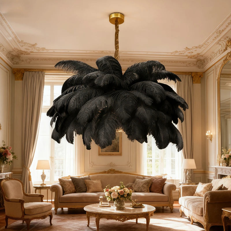 Eiro Nordic Feather Chandelier | Celestre