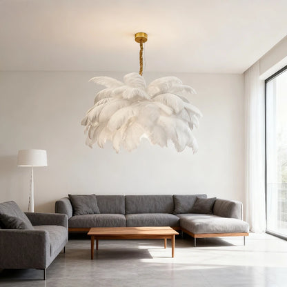 Eiro Nordic Feather Chandelier | Celestre
