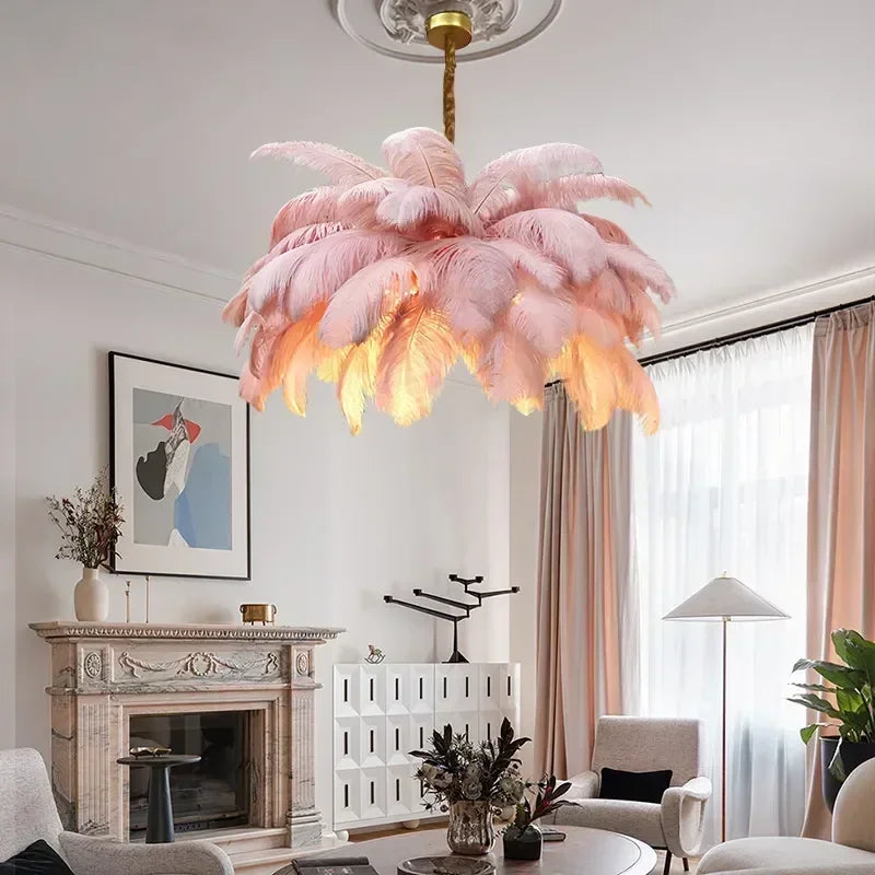 Eiro Nordic Feather Chandelier | Celestre