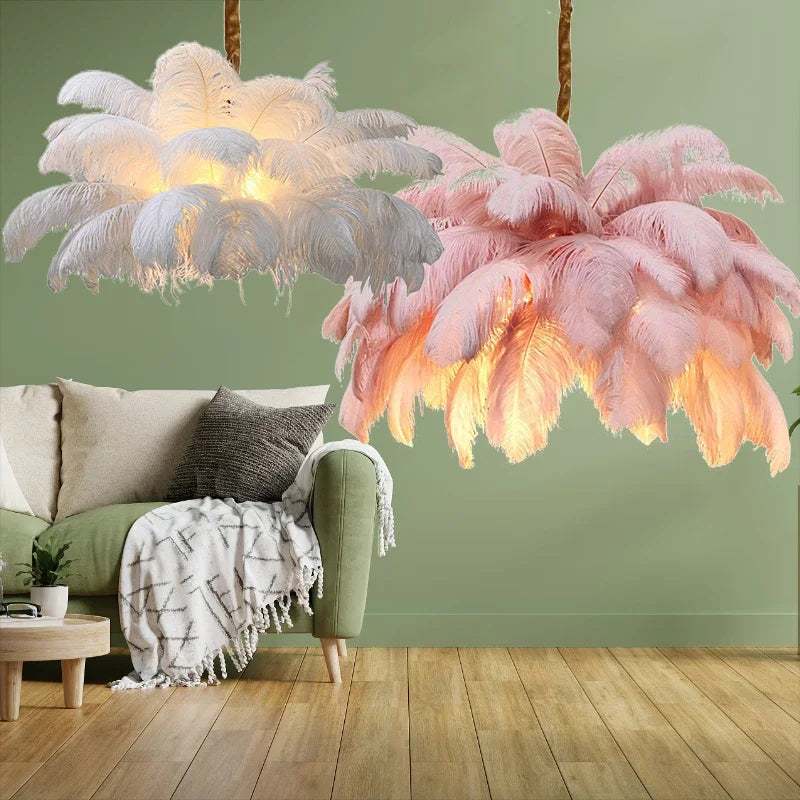 Eiro Nordic Feather Chandelier | Celestre