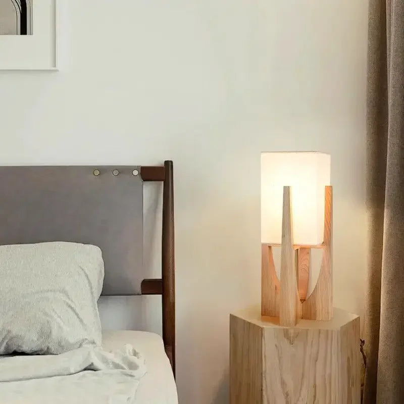 Novra Nordic Solid Wood Floor Lamp | Celestre