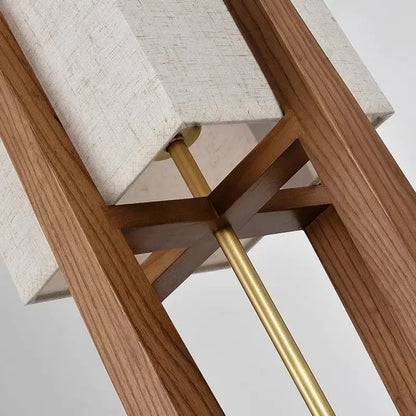 Novra Nordic Solid Wood Floor Lamp | Celestre