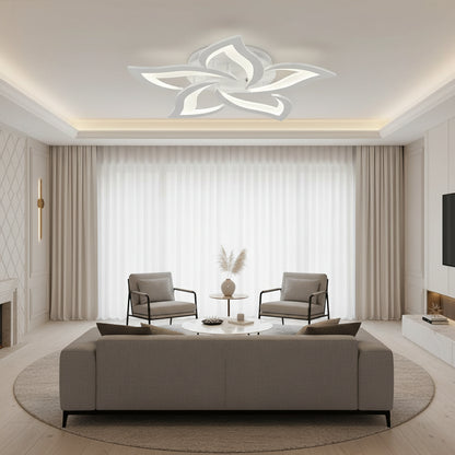Fiva Flower Ceiling Light White 5 Heads | Celestre