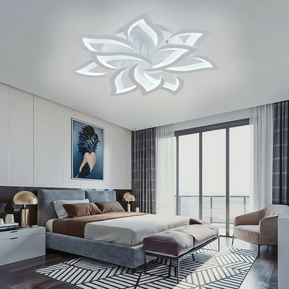 Fiva Flower Ceiling Light White 10 Heads | Celestre
