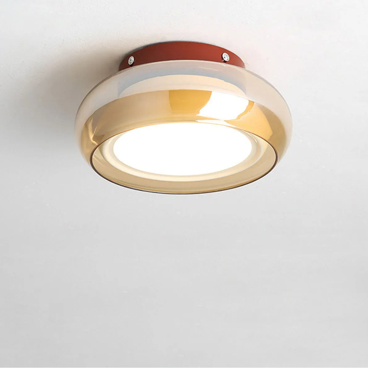 Zeva Dome Ceiling Light Amber | Celestre