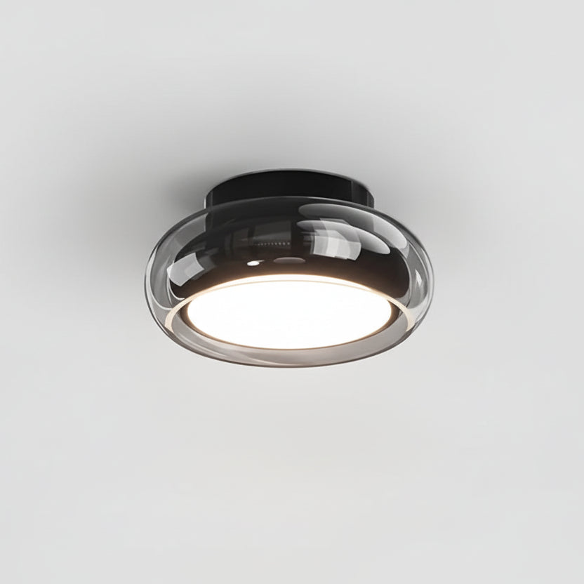 Zeva Dome Ceiling Light Smoke Gray | Celestre