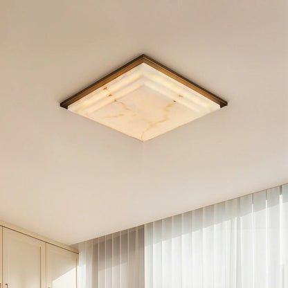 Basa Marable Layered Ceiling Light Square D 55 cm | Celestre
