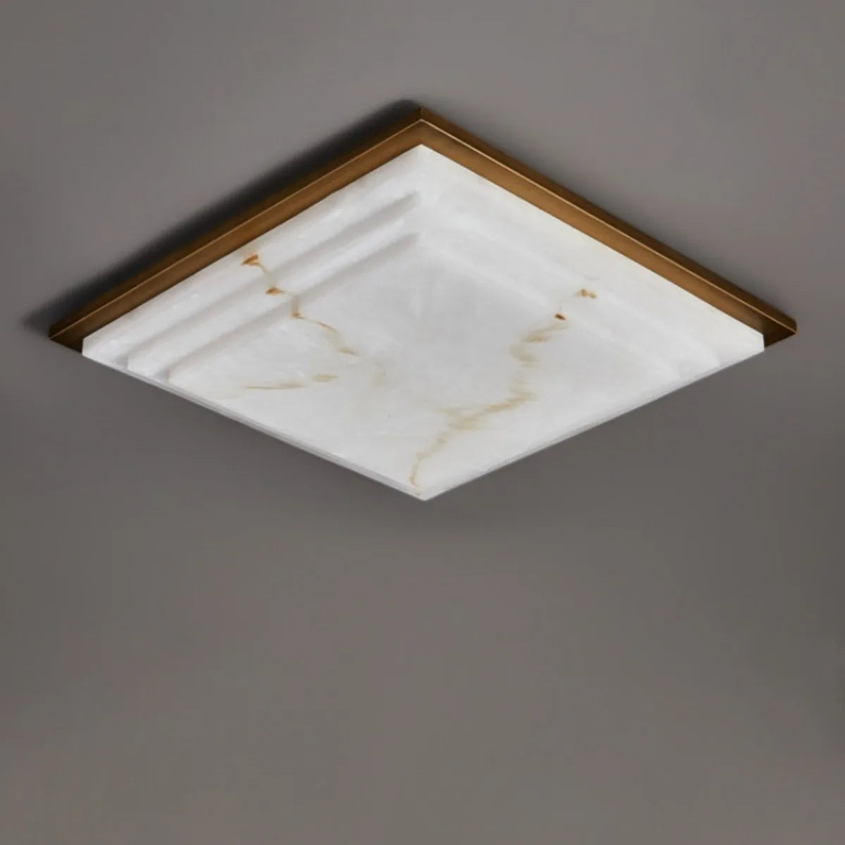 Basa Marable Layered Ceiling Light Square D 45 cm | Celestre