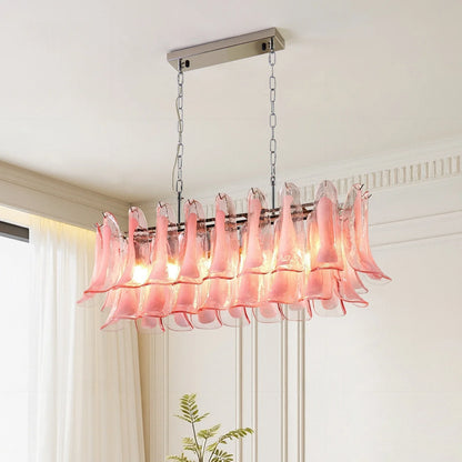 Hena Leaf Long Chandelier | Celestre