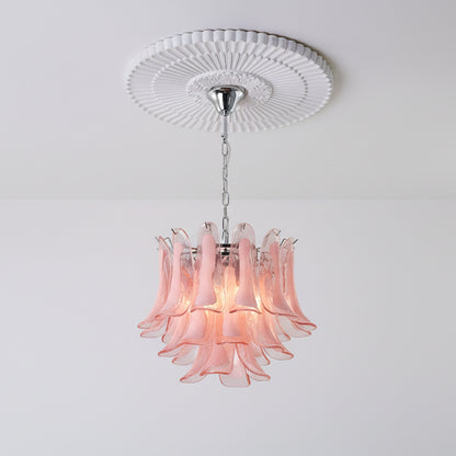 Feno Mid Century Glass Petal Chandelier Dia50cm-3 layers | Celestre