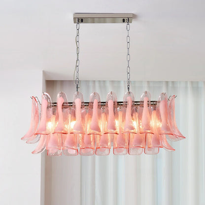 Hena Leaf Long Chandelier | Celestre