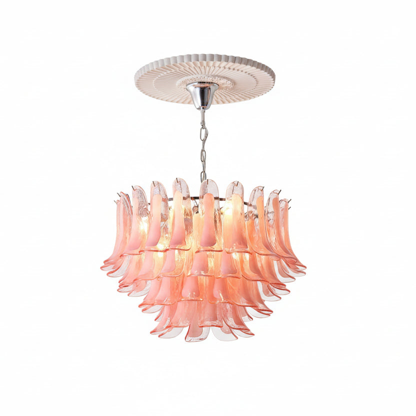 Feno Mid Century Glass Petal Chandelier | Celestre