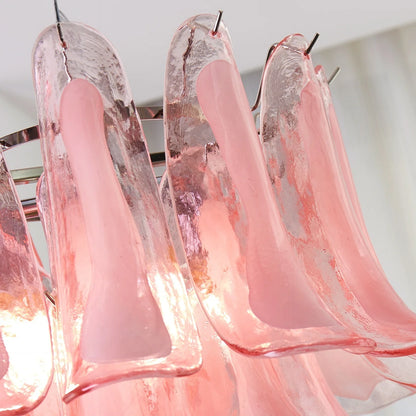 Feno Mid Century Glass Petal Chandelier | Celestre