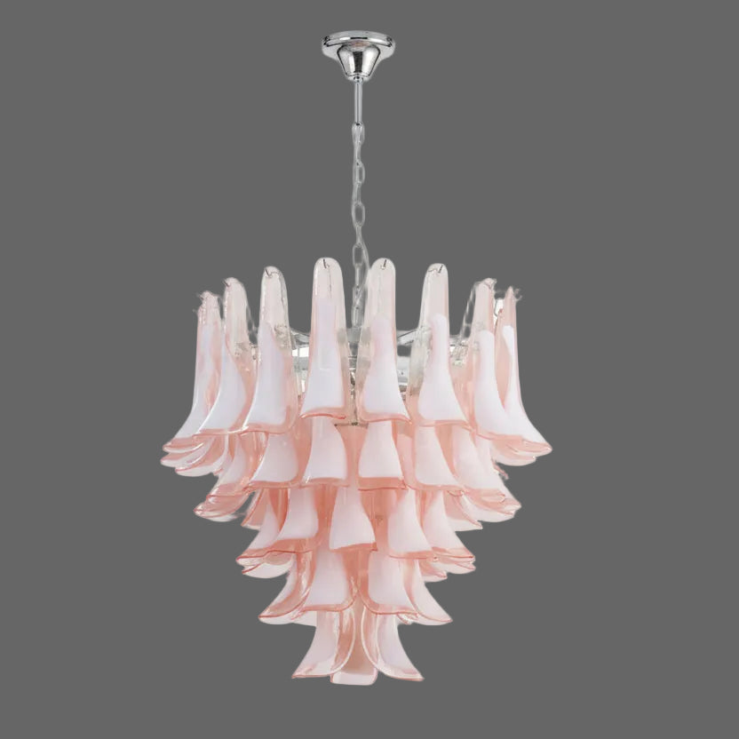 Feno Mid Century Glass Petal Chandelier Dia65cm-5 layers | Celestre