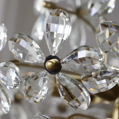 Taco Modern Floral Crystal Pendant Light | Celestre