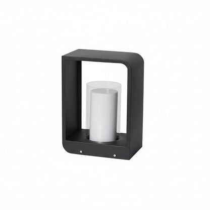 Tezri Rectangular Tube Outdoor Floor Lamp | Celestre