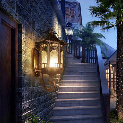 Waro Pagoda Style Outdoor Wall Light | Celestre