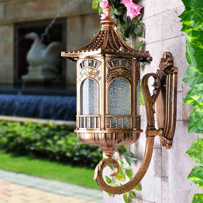 Waro Pagoda Style Outdoor Wall Light | Celestre