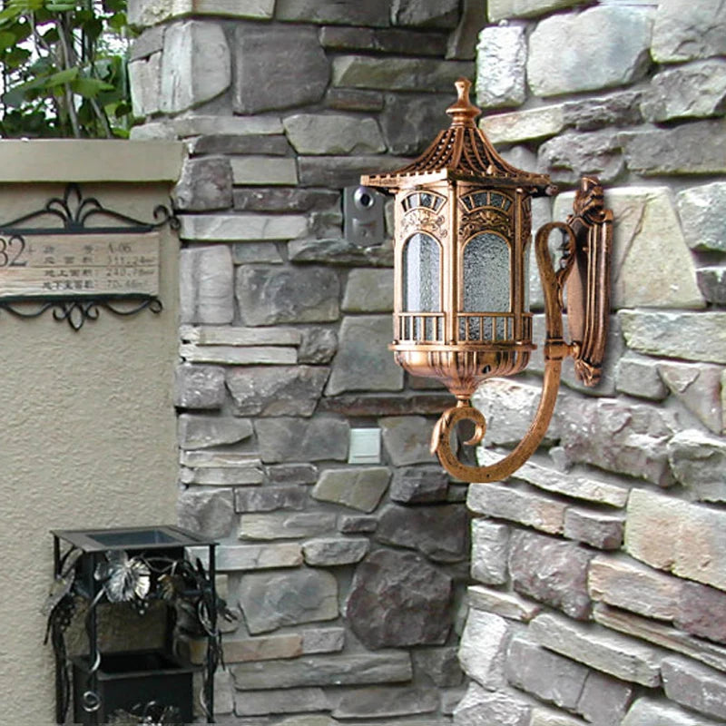 Waro Pagoda Style Outdoor Wall Light | Celestre
