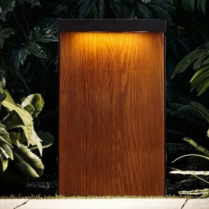 Aqil Rectangular LED Bollard Light H 22 cm | Celestre
