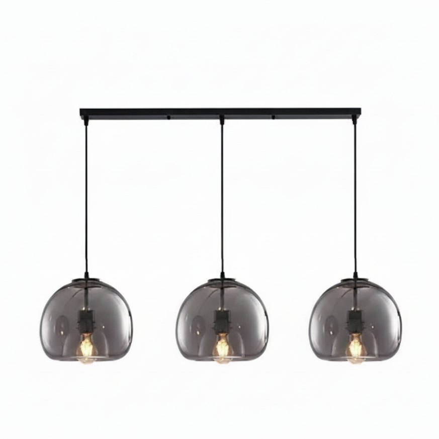 Lurea Glass Dome Pendant Light | Celestre